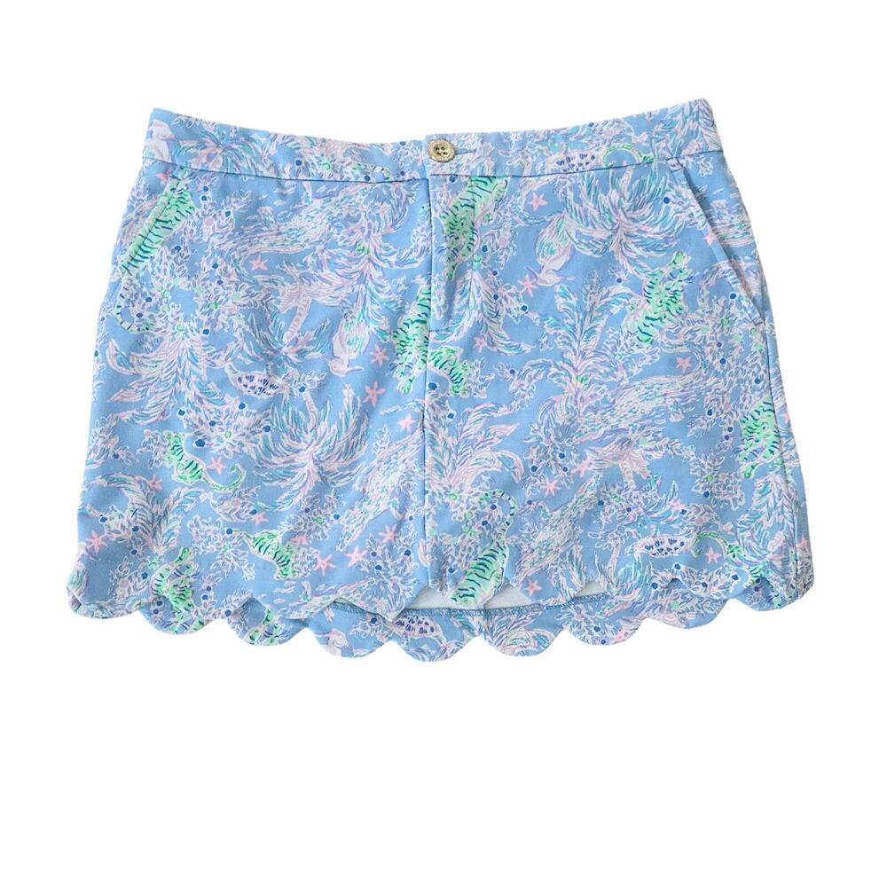 Lilly Pulitzer Collette Skort Blue Peri Turtle | Blue Periwinkle Tiger Women's 8